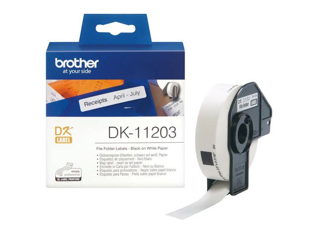 Etikett BROTHER DK-11203 17x87mm (300)