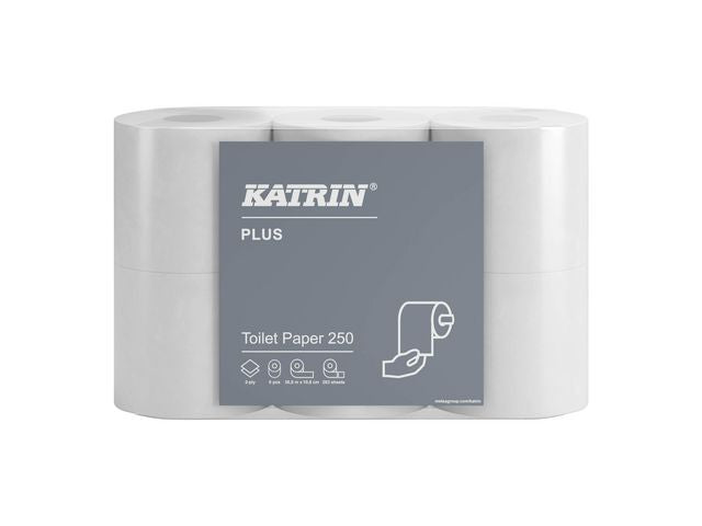 Toalettpapir KATRIN Plus 250 2L 36m (6)