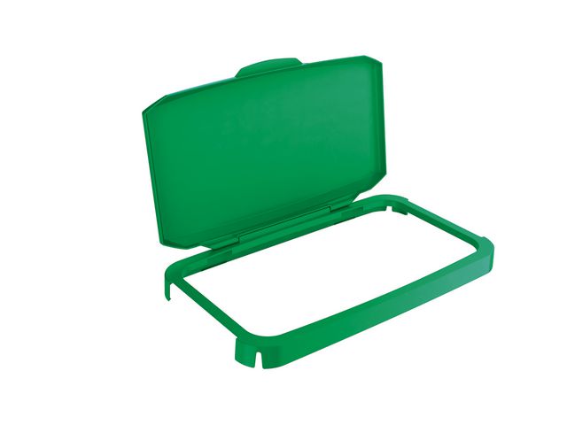 Lid DURABIN hinged 60L green