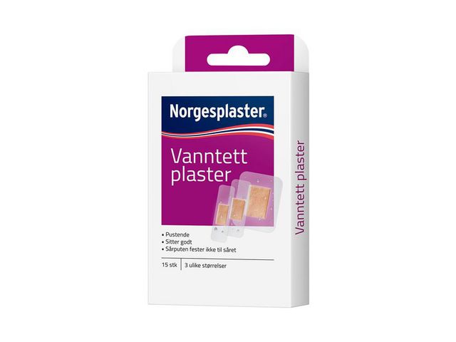 Plaster NORGESPLASTER Waterproof 3pcs 15pcs