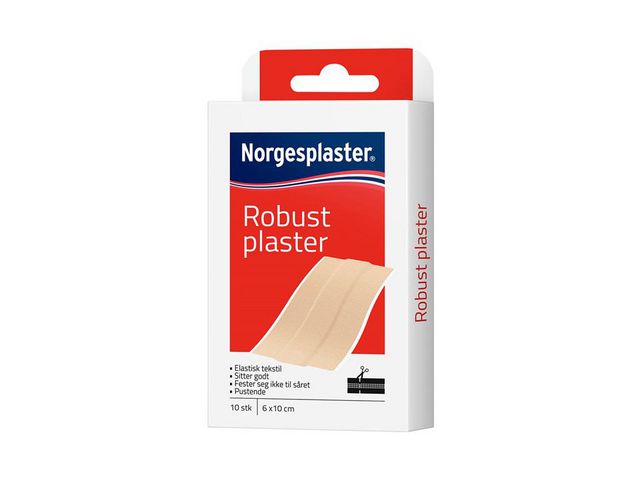 Plaster NORGESPLASTER Robust Teks.10stk