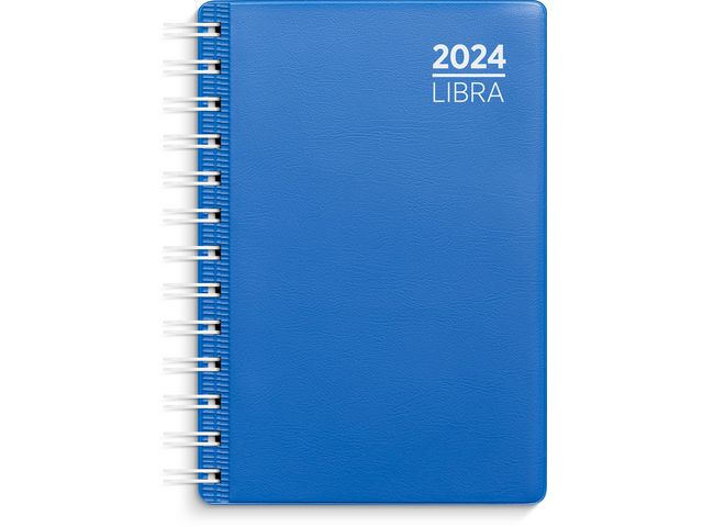 Diary GRIEG Libra plastic 2024 blue