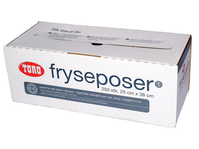 Frysepose TORO 25x38cm 4,8L (250)