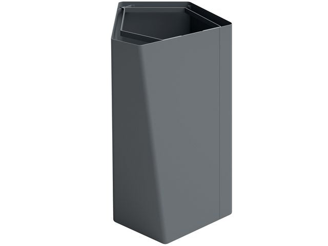 Waste container KITE u lid 70L anthracite