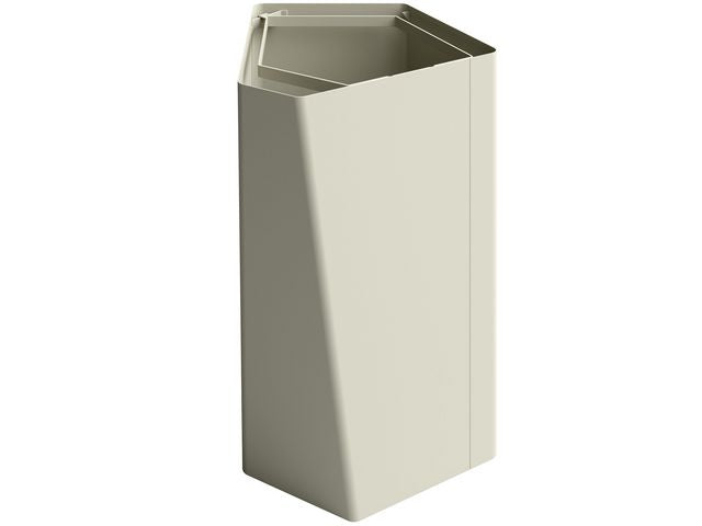 Waste container KITE without lid 70L warm grey