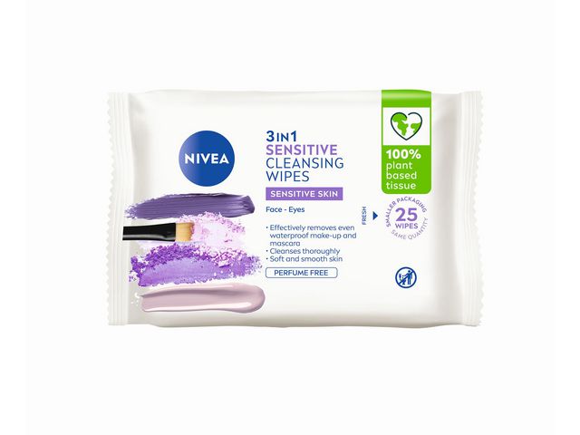 Cleansing wipe NIVEA sensitive face(25)