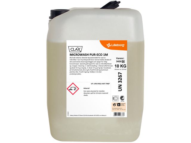 Mikrofibervask CLAX Pur-Eco 1M 10kg