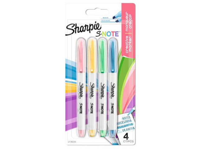 Highlighter SHARPIE S-Note pastel (4)