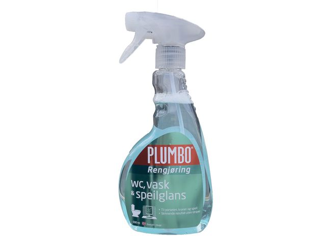 Cleaning PLUMBO WC/sink/mirror. 500 ml