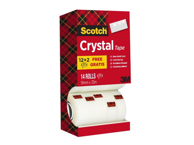 Tape SCOTCH Crystal Clear 19mmx33m (14)