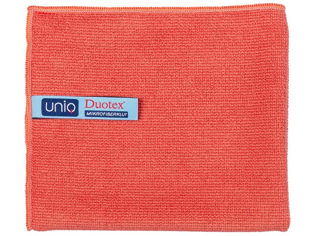 Cloth UNIQ Duotex microfiber 30x35cm red