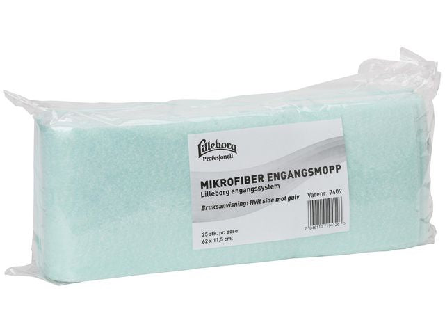 Engangsmopp UNIQ mikrofiber 62x11,5 (25)