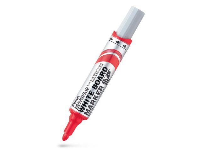 Whiteboard pen PENTEL Maxiflo M red