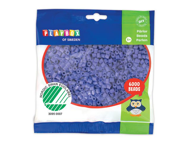 Beads PLAYBOX purple (6,000)