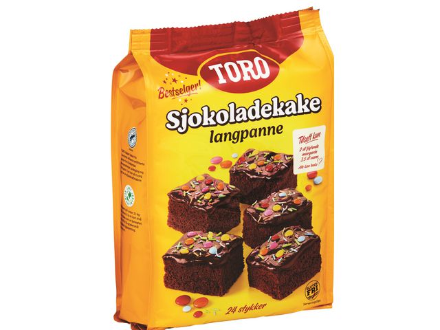 Sjokoladekakemiks TORO langpanne 854g