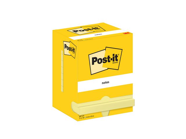 Notatblokk POST-IT 76x102 CY (12)