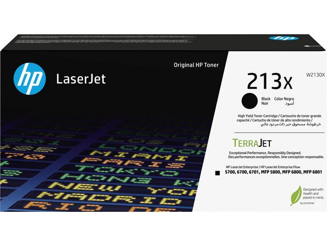 Toner HP 213X sort