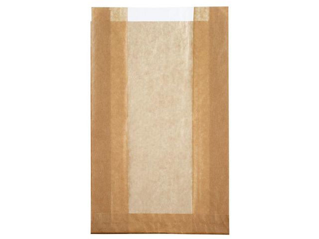 Baker bag window 210/80x340mm brown (1000)