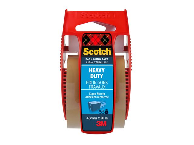 Emb.tape SCOTCH 48mmx20m med disp. brun