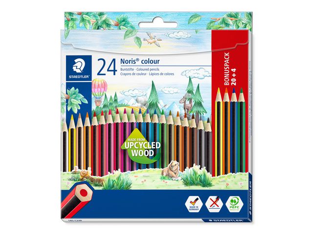 Colored pencil STAEDTLER Noris Club (20+4)