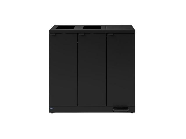 Waste container BICA 973 3x65L Black