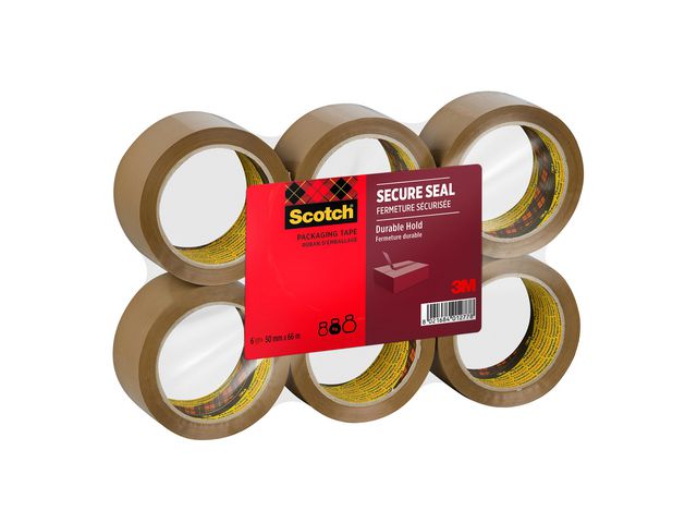 Emb.tape SCOTCH kraftig 50x66 brun (6)