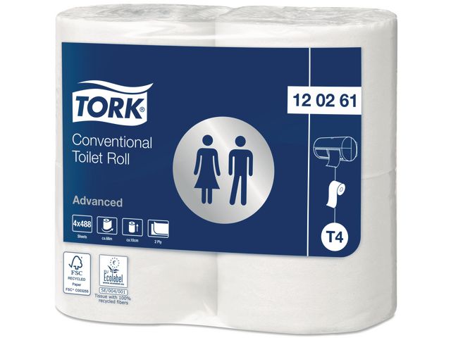 Toalettpapir TORK Advance 2L T4 62m (4)