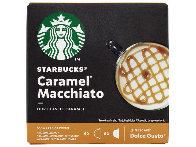 Kaffekapsel STARBUCKS Caramel M. (12)